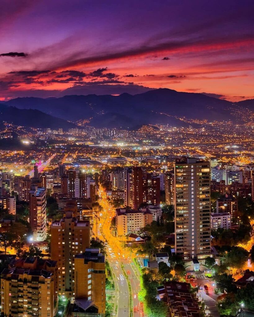 medellin atardecer